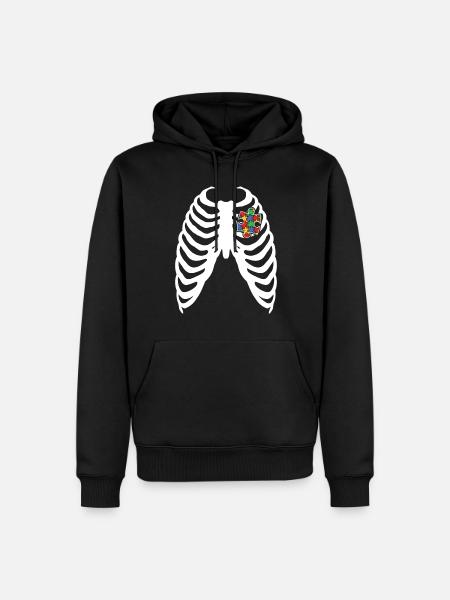Autism Awareness Day Autistic Gift - Men’s Premium Organic Hoodie - black