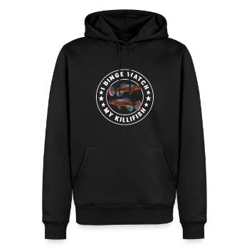Killifish Quarium Fish - Men’s Premium Organic Hoodie - black - Front - Nico (187cm)