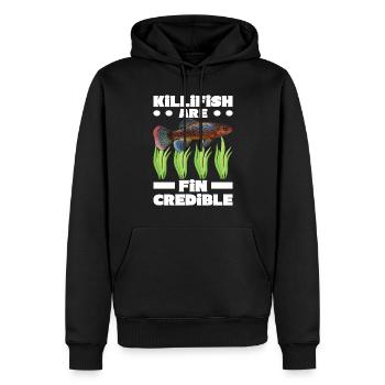 Killifish Quarium Fish - Men’s Premium Organic Hoodie - black - Front - Nico (187cm)