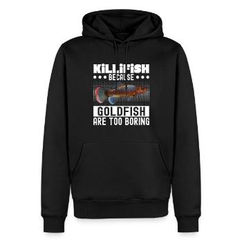 Killifish Quarium Fish - Men’s Premium Organic Hoodie - black - Front - Nico (187cm)