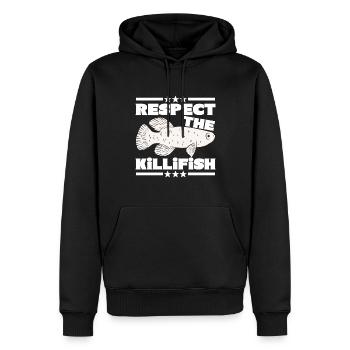 Killifish Quarium Fish - Men’s Premium Organic Hoodie - black - Front - Nico (187cm)