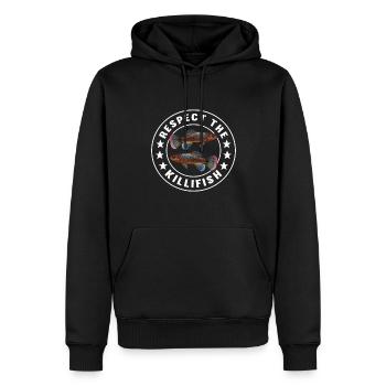 Killifish Quarium Fish - Men’s Premium Organic Hoodie - black - Front - Nico (187cm)