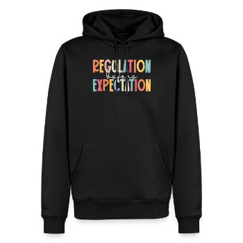 Autismus - Männer Premium Bio Hoodie - Schwarz - Vorne - Nico (187cm)