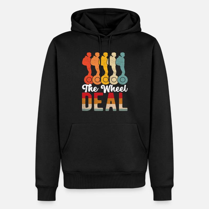 EUC Monoroue - Sweat à capuche Premium bio Homme - noir