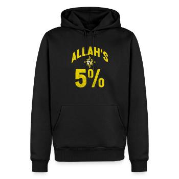 Muslim - Männer Premium Bio Hoodie - Schwarz - Vorne - Nico (187cm)