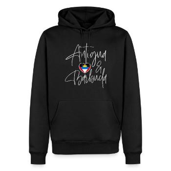 Antigua Barbuda Karibik Insel Urlaub Geschenk - Männer Premium Bio Hoodie - Schwarz - Vorne - Nico (187cm)