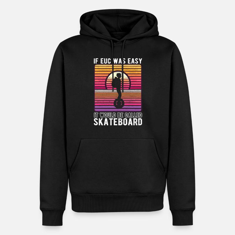 EUC Monowheel - Männer Premium Bio Hoodie - Schwarz