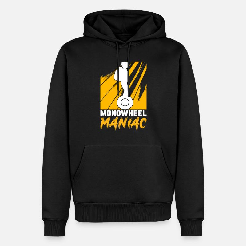 EUC Monoroue - Sweat à capuche Premium bio Homme - noir