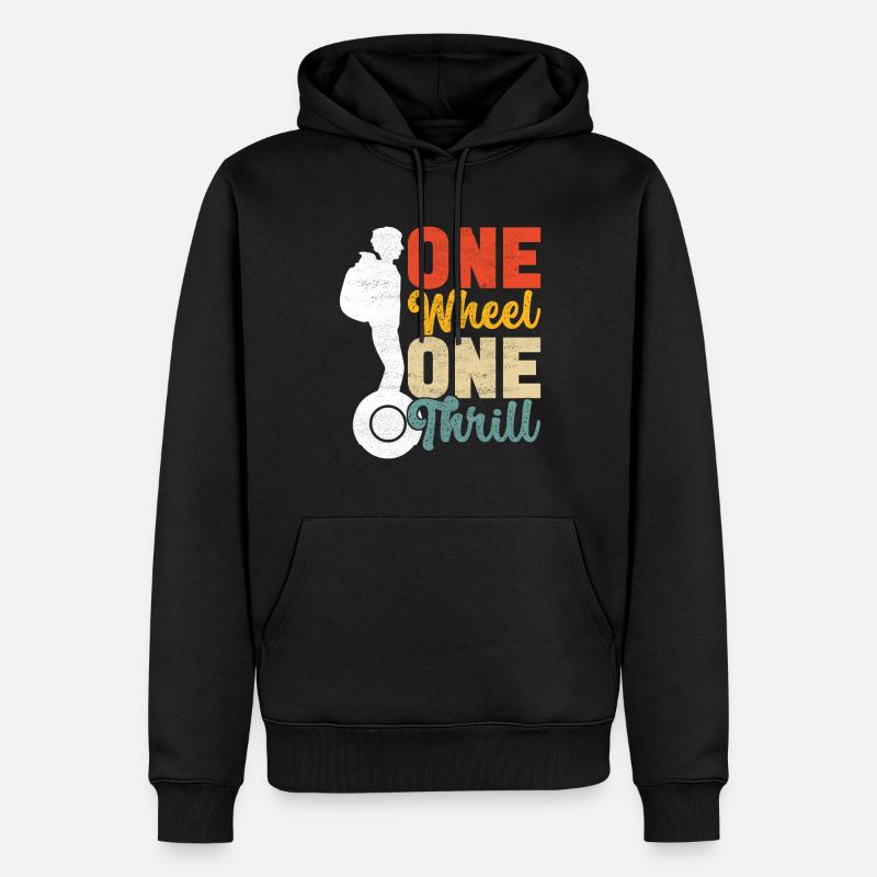 EUC Monoroue - Sweat à capuche Premium bio Homme - noir