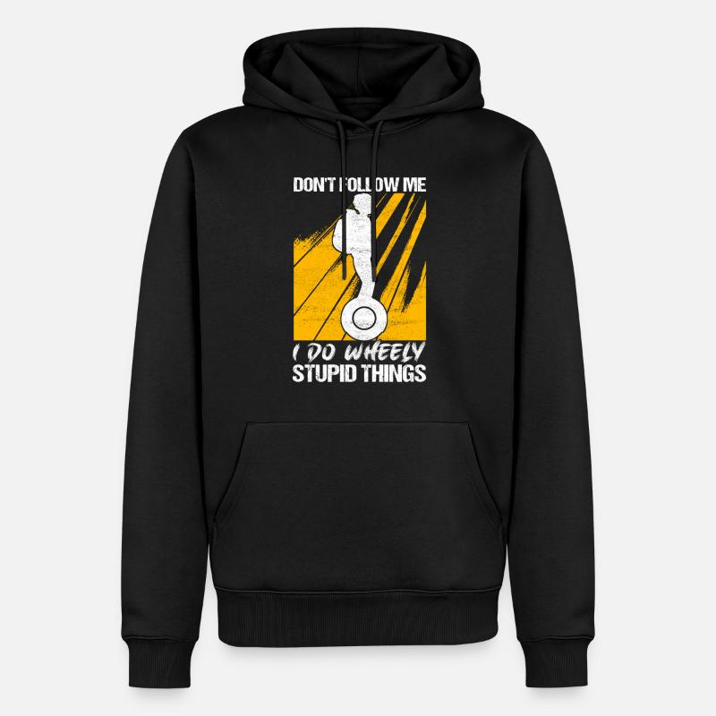 EUC Monoroue - Sweat à capuche Premium bio Homme - noir