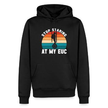 EUC Monowheel - Men’s Premium Organic Hoodie - black - Front - Nico (187cm)