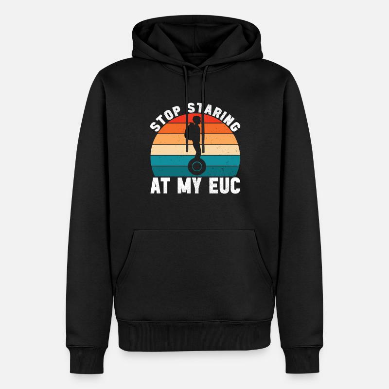 EUC Monoroue - Sweat à capuche Premium bio Homme - noir