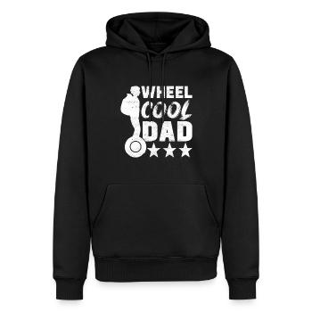EUC Monowheel - Men’s Premium Organic Hoodie - black - Front - Nico (187cm)