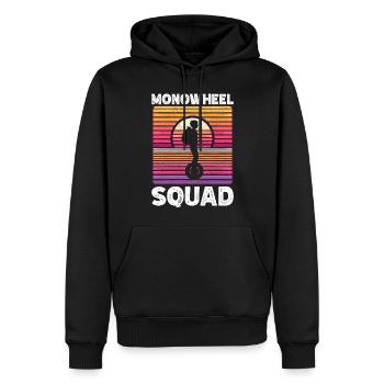 EUC Monowheel - Men’s Premium Organic Hoodie - black - Front - Nico (187cm)