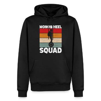 EUC Monowheel - Men’s Premium Organic Hoodie - black - Front - Nico (187cm)