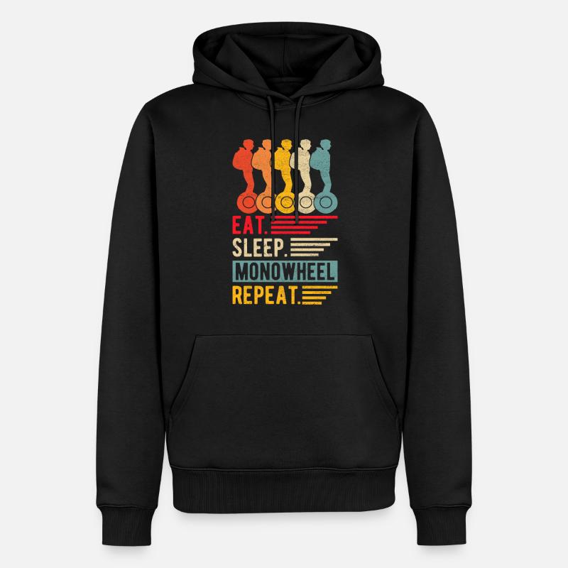 EUC Monowheel - Männer Premium Bio Hoodie - Schwarz