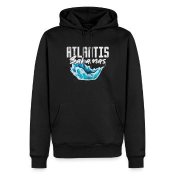Bahamas - Sweat à capuche Premium bio Homme - noir - Devant - Nico (187cm)