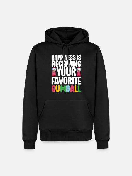 Gumball Machine Kaugummiautomat - Männer Premium Bio Hoodie - Schwarz