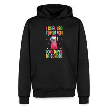 Gumball Machine Kaugummiautomat - Männer Premium Bio Hoodie - Schwarz - Vorne - Nico (187cm)