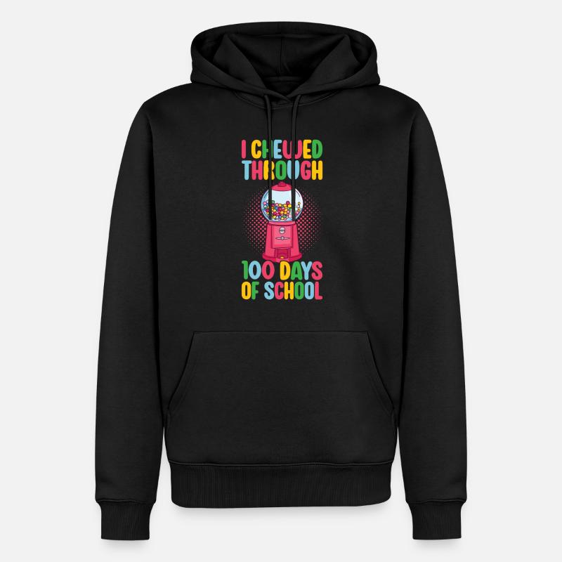 Machine à boules de gomme - Sweat à capuche Premium bio Homme - noir