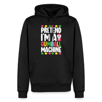 Gumball Machine Kaugummiautomat - Männer Premium Bio Hoodie - Schwarz - Vorne - Nico (187cm)