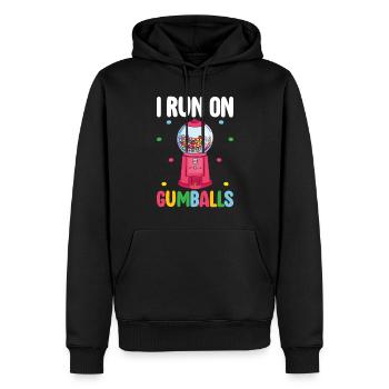 Gumball Machine Kaugummiautomat - Männer Premium Bio Hoodie - Schwarz - Vorne - Nico (187cm)