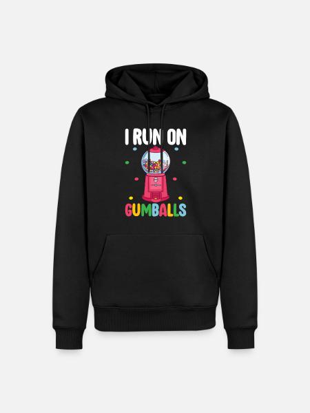 Gumball Machine chewing gum machine - Men’s Premium Organic Hoodie - black