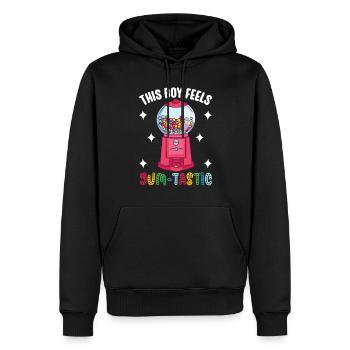 Gumball Machine Kaugummiautomat - Männer Premium Bio Hoodie - Schwarz - Vorne - Nico (187cm)