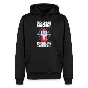 Gumball Machine Kaugummiautomat - Männer Premium Bio Hoodie - Schwarz - Vorne - Nico (187cm)