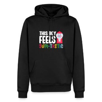 Gumball Machine Kaugummiautomat - Männer Premium Bio Hoodie - Schwarz - Vorne - Nico (187cm)