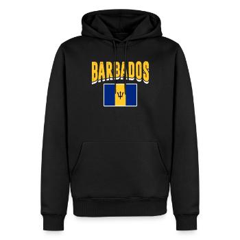 Barbados Karibik Bajan Urlaub Geschenk - Männer Premium Bio Hoodie - Schwarz - Vorne - Nico (187cm)