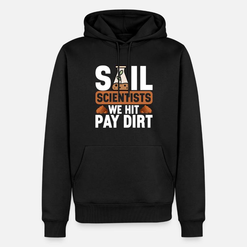 Bodenwissenschaftler Science du sol - Sweat à capuche Premium bio Homme - noir