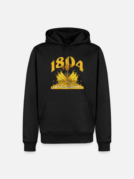 Haiti - Men’s Premium Organic Hoodie - black