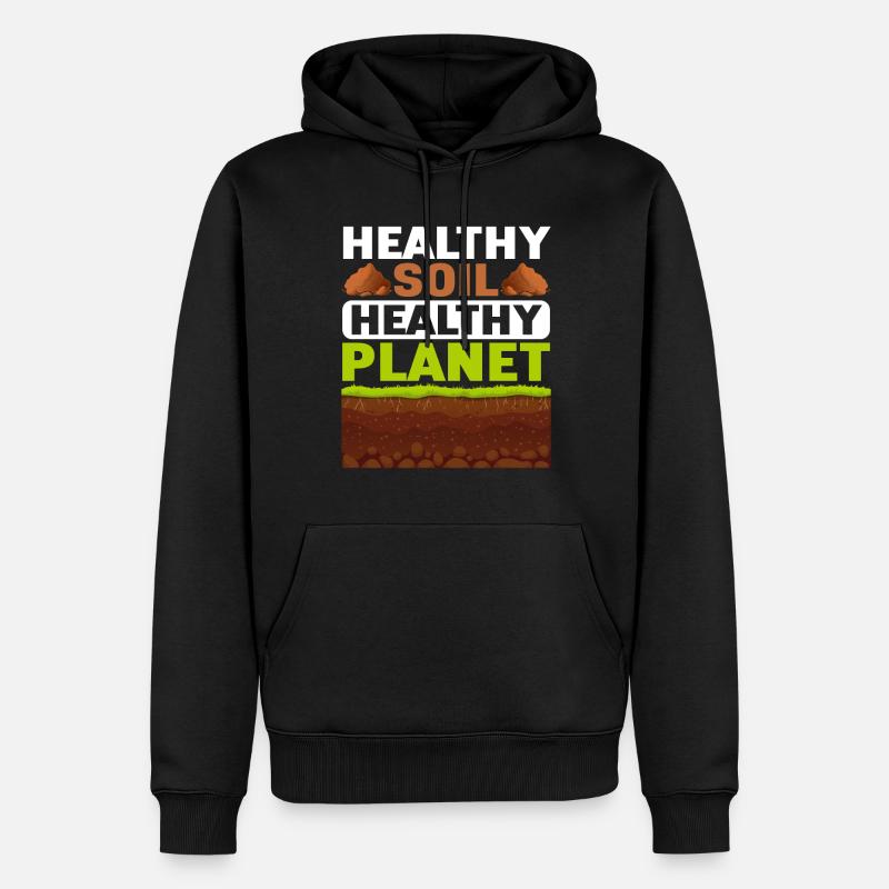 Bodenwissenschaftler Science du sol - Sweat à capuche Premium bio Homme - noir