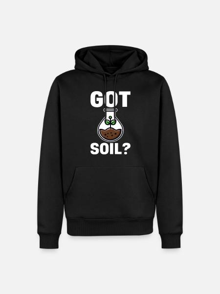 Bodenwissenschaftler Soil Science - Men’s Premium Organic Hoodie - black