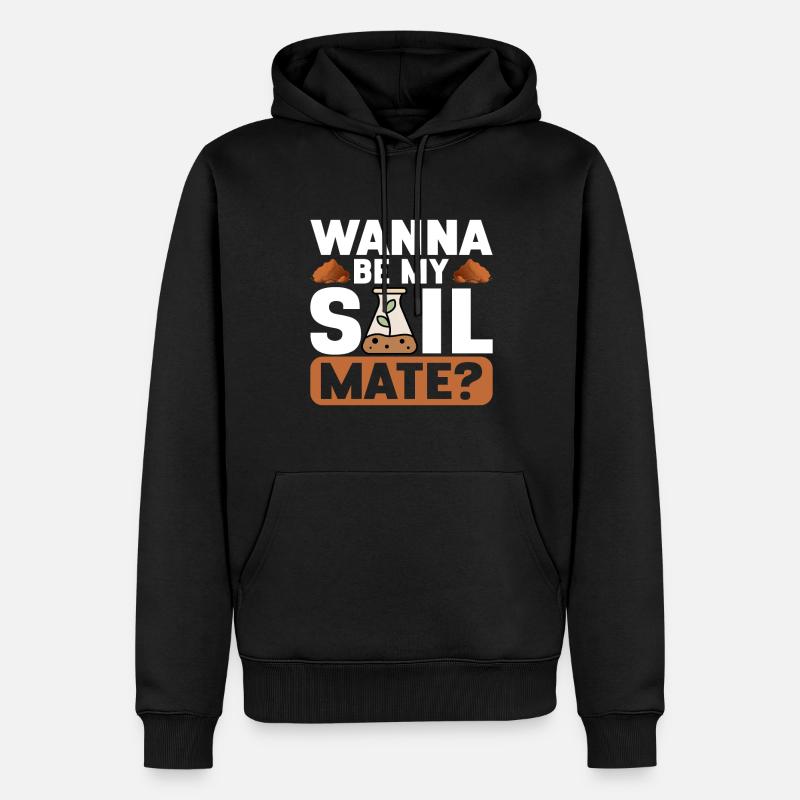 Bodenwissenschaftler Science du sol - Sweat à capuche Premium bio Homme - noir