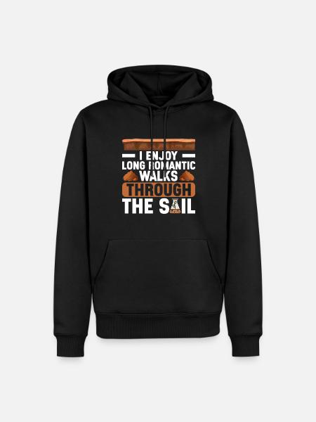 Bodenwissenschaftler Soil Science - Men’s Premium Organic Hoodie - black