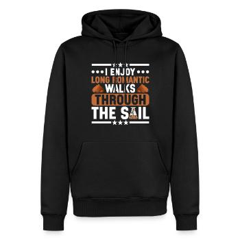 Bodenwissenschaftler Soil Science - Männer Premium Bio Hoodie - Schwarz - Vorne - Nico (187cm)