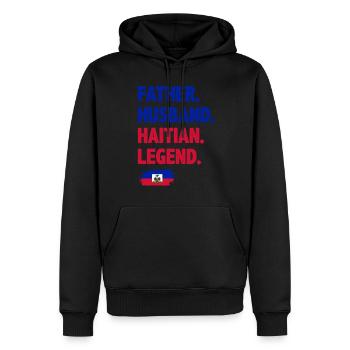 Haiti Haitianer Karibik Urlaub - Männer Premium Bio Hoodie - Schwarz - Vorne - Nico (187cm)