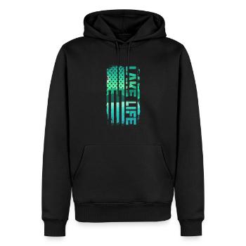 Wakeboard Wakeboarder Wakeboard Cadeau - Sweat à capuche Premium bio Homme - noir - Devant - Nico (187cm)