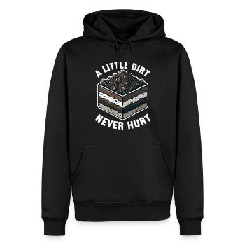 Bodenwissenschaftler Science du sol - Sweat à capuche Premium bio Homme - noir - Devant - Nico (187cm)