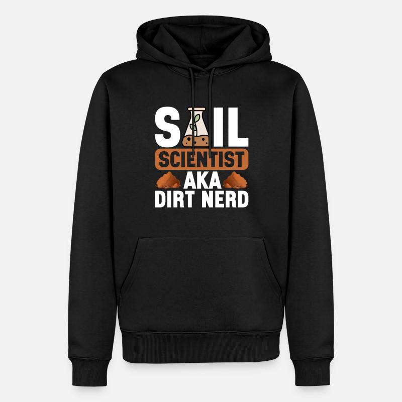 Bodenwissenschaftler Science du sol - Sweat à capuche Premium bio Homme - noir