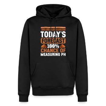 Bodenwissenschaftler Science du sol - Sweat à capuche Premium bio Homme - noir - Devant - Nico (187cm)