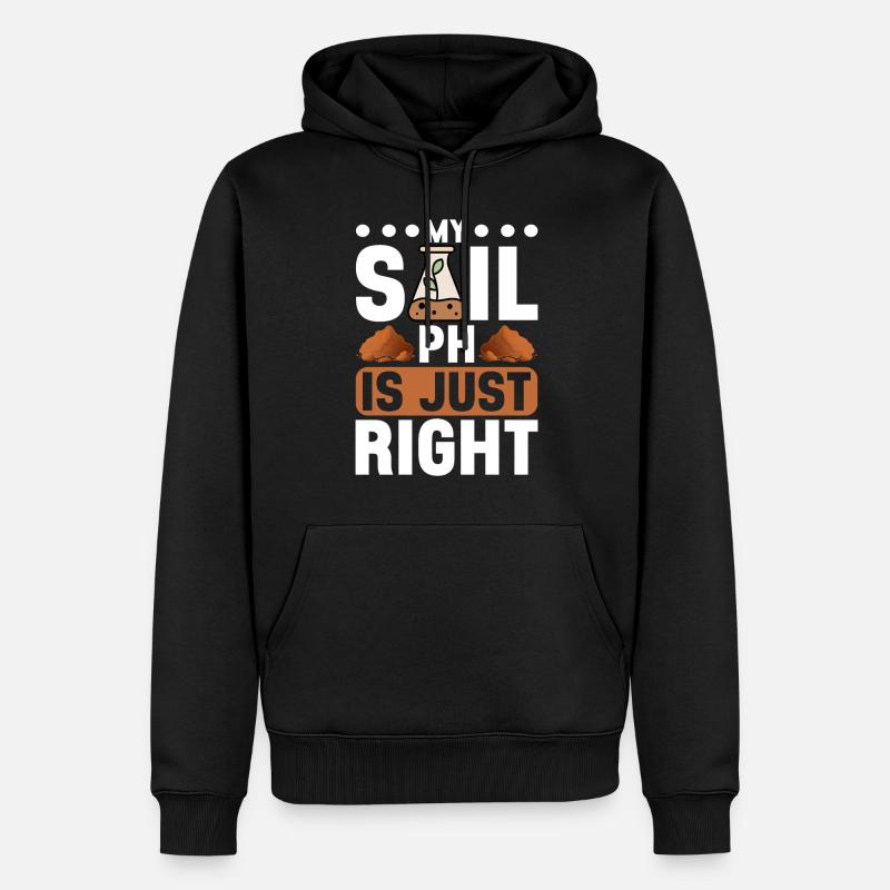 Bodenwissenschaftler Science du sol - Sweat à capuche Premium bio Homme - noir