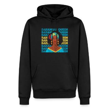 Bahamas - Sweat à capuche Premium bio Homme - noir - Devant - Nico (187cm)