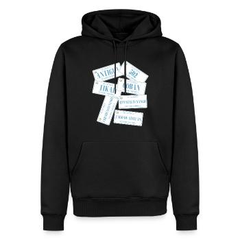 Antigua Barbuda Karibik Insel Urlaub Geschenk - Männer Premium Bio Hoodie - Schwarz - Vorne - Nico (187cm)