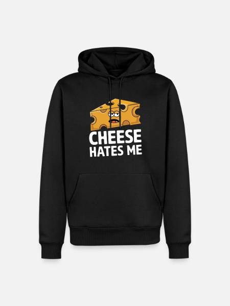 Lactose intolerance Lactose intolerant - Men’s Premium Organic Hoodie - black