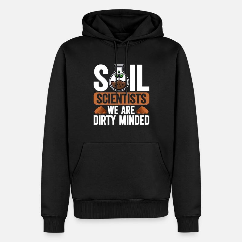 Bodenwissenschaftler Science du sol - Sweat à capuche Premium bio Homme - noir