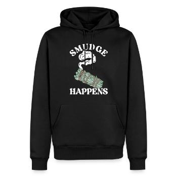 Herbs Incense Smudging Spiritual - Men’s Premium Organic Hoodie - black - Front - Nico (187cm)