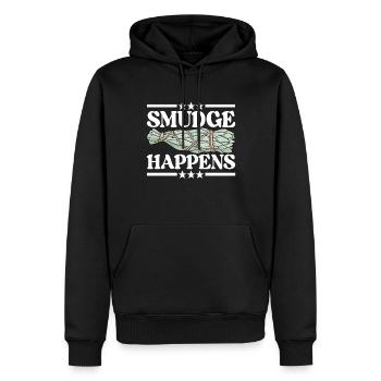 Herbs Incense Smudging Spiritual - Men’s Premium Organic Hoodie - black - Front - Nico (187cm)